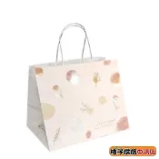 【柚子烘焙食品】紙袋 手提紙袋 小2K 微光悠悠 棉繩手提紙袋 棉繩紙袋 禮品包裝袋 禮品袋 禮物袋 牛皮紙袋 台灣製造