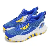 【UNDER ARMOUR】籃球鞋 Curry 3Z 24 男鞋 藍 黃 白 子系列 緩震 中筒 UA(3027626400)