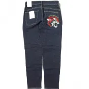 【DOKODEMO】Calvin Klein Jeans 22SS Body Taper Jeans 虎紋刺繡修身牛仔褲 J319941 28碼 靛藍色 拉鍊褲腳 [全新] [二手] [Calvin Klein Jeans]