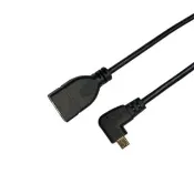 MAX+ Micro HDMI公 to HDMI母L型高清影音延長線(右彎)