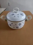 (全新未使用)Royal皇家20公分花卉圖案雙耳鍋(似Recona鍋款)