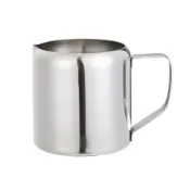 OUKEAI不鏽鋼迷你小奶盅拉花杯咖啡器具加奶杯奶罐糖漿杯西餐醬料杯