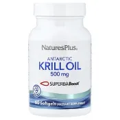 【iHerb】NaturesPlus, 南極磷蝦油，500 毫克，60 粒軟膠囊