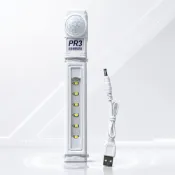 (店+)PR3 高亮互轉式充電感應夜燈 高亮度 冷白光 夜燈 led感應燈 自動偵測 照明燈 老人長照燈自動人體感應燈