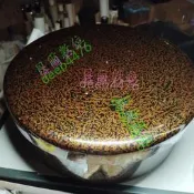 日本蟲食菠蘿漆大茶倉茶具箱 紙盒裝 日本古美術Q1