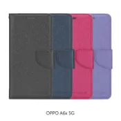 強尼拍賣 XIEKE OPPO A6x 5G 月詩蠶絲紋皮套 磁扣 可站立 可插卡 保護套 手機套 側翻皮套 翻蓋皮套