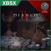 【巴哈商城】Xbox SX 《暗黑破壞神 4》追加內容：5,700 枚白金幣（XBOX 專用）