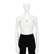 【PUMA】流行系列 ESS 女款 白色 運動 羅紋 細肩 休閒 歐規 背心 62977102
