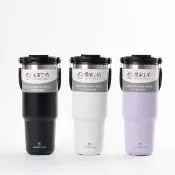 【HOUSE&HOME居家工坊】316不鏽鋼冰壩杯900ml(保冰/保溫/雙飲設計)