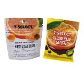 【韓國🇰🇷超商限定】7-SELECT 濟州柑橘軟糖 / 橘子軟糖巧克力球 | 濟州島柑橘 韓國零食 巧克力豆 夾心軟糖