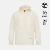 Timberland 中性白色防潑水可收納防曬外套|0YHFGCM9