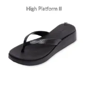havaianas High Platform II 4.5cm 厚底拖鞋 經典黑色 小高跟 前低後高 美型 高跟拖鞋