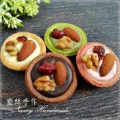 婚禮小物 堅果巧克力塔 巧克力塔 婚禮二次進場小物 喜糖 婚禮桌上禮 送客禮 藍絲手作
