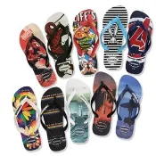 【havaianas 哈瓦仕】男鞋 拖鞋 夾腳拖 人字拖 多款任選 漫威 蜘蛛人 美隊 米奇高飛 衝浪 彩虹 海邊出國