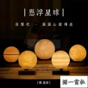 【源一商社】客製化懸浮月球燈 多款星球❤ 客製化 月亮燈 床頭燈 裝飾燈 氣氛燈 小夜燈 黑科技 磁浮月球 生日禮物