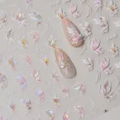 Rainbow Nail 美甲富山蝴蝶花貼紙 美甲蝴蝶貼紙 美甲貼紙