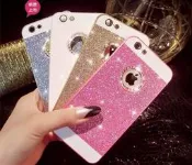 【奢華非你莫屬】Iphone5 Iphone5s 閃粉 珠光 水鑽 奢華 保護殼 背蓋 手機殼 手機套 皮套