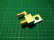 TIG氬焊機，氬焊槍水冷電纜接座、四角銅頭、四角基座(日立接頭)