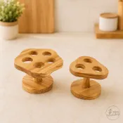 【瘋廚具】附發票 實木手卷架 3孔/5孔 壽司手卷台 甜筒架 日式料理用具