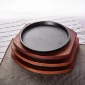 摩可美家 西餐鐵板燒鐵板西餐牛排盤鐵板燒盤燒烤盤子鐵板燒烤盤商用家用【尾牙特惠】