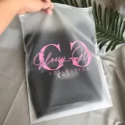 夾鏈袋 客製 包裝袋 拉鏈袋印刷徽標eva加厚塑料pe透明衣服收納服裝包裝袋cpe磨砂袋