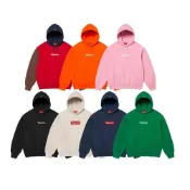 【BreezeOnline 微風精品線上】Supreme FW24 Box Logo Hooded 帽T 秋冬 拼接/橘/黑/綠/藍/米/粉 FW24SW11