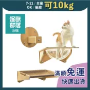 免睏【怪獸部落 吸盤式貓吊床 漫步雲端】LitoMON 吸盤 貓吊床 耐重 20kg 超穩不下滑 租屋必