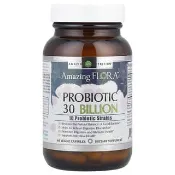 【iHerb】Amazing Nutrition, Amazing Flora™，益生菌，300 億 CFU，60 粒素食膠囊