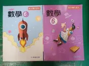  2本合售 無劃記 國民小學 國小 數學 6上+6下 教師專用課本 國小數學課本 翰林 I280