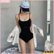【皎皎girl💗】韓版新款 連體泳衣 ig網紅 顯瘦 性感露背 溫泉渡假泳裝 流行時尚高級感 J74