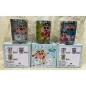 蠟筆小新CRAYON SHINCHAN 造型雙層不銹鋼杯 水杯 snoopy史努比 梅森杯 玻璃杯 睡衣 阿山 餅乾