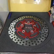 Far sa 浮動碟 碟盤 鈦螺絲  260mm 260 jet s 紅色