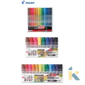 《KD》百樂PILOT   雙頭麥克筆 美工筆 細 MEF-144EU-12色組、粗 MFN-120FB-8色系列