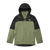 【The North Face】男 DV兩件式防水透氣刷毛保暖外套《黑/抹茶綠》89ZP/防風外套/連帽外套/衝鋒衣/風雨衣
