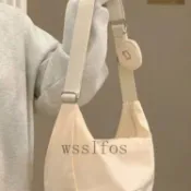 【大容量】包包女新款帆布餃子包 斜跨包單肩包手提包 上班通勤學生手袋