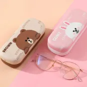(店+)line 熊大 兔兔 眼鏡盒 眼鏡 收納盒