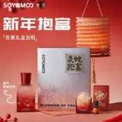 百家樂百貨市場 無火香薰禮盒 擴香石香薰禮盒套裝 中國風春節香薰伴手禮套裝