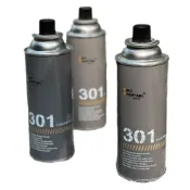 (店+)【Pro Kamping 領航家】卡式瓦斯罐 軍灰色/三入 PK-301（安控、卡式爐瓦斯罐、通用瓦斯罐）『野道家』