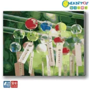 (店+)【Manto】川越風鈴節=台灣製DIY數字油畫 | 超取專用大小
