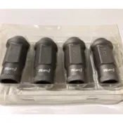 【輝旺汽車精品百貨】日本原裝TRUST-1輕量化鋁合金輪胎螺絲 材質硬耐高溫1.25mm 鐵灰(一組20顆$980免運）