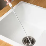 HareD [Hare.D]45cm/60cm可彎曲管道疏通器 管道螺旋刷 毛髮清理器 水槽疏通刷 清潔毛刷清潔刷排水孔疏通器通管條
