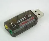 《995電腦》USB 5.1 音效卡 模擬 5.1 聲道環繞3D音效卡【支援Windows 7】