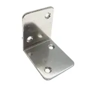 D31-S-1 2入裝 L型角架 46.5X37 mm 鐵片 白鐵 不銹鋼(寬型內角鐵 L型固定片 不鏽鋼小角 搗擺用 角鐵)