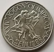 【滿300出貨】葡 萄牙1988年250埃斯庫多 漢城奧運會紀念幣 銅鎳硬幣 23g 37mm
