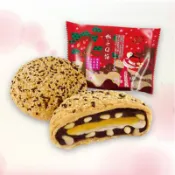 聖保羅Q餅（松子Ｑ餅）５入禮盒【蛋奶素】（附精美提袋）