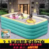 什物集 【台灣公司 可開發票】成人超大號充氣游泳池兒童家用大型戶外寶寶水池嬰兒海洋球池加厚