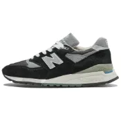 (店+)【NEW BALANCE】U998BL New Balance NB 998 舒適 皮革耐磨 低幫 休閒城市通勤跑步鞋 男款 黑灰 美產