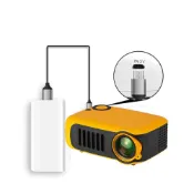 (店+)戶外投影儀 內建喇叭 移動電源 支援1080P 露營必備 無線微型投影機