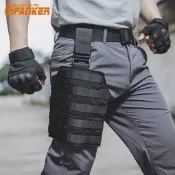 【可開發票】出眾者戰術綁腿掛包模塊組合Molle掛板腿包快拔板套軍迷戶外用品【满额免運】