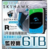 含稅 全新 希捷 Seagate 6TB 監控鷹 監控硬碟 3.5吋 DVR NVR 4路 8路 非 NAS 企業碟
